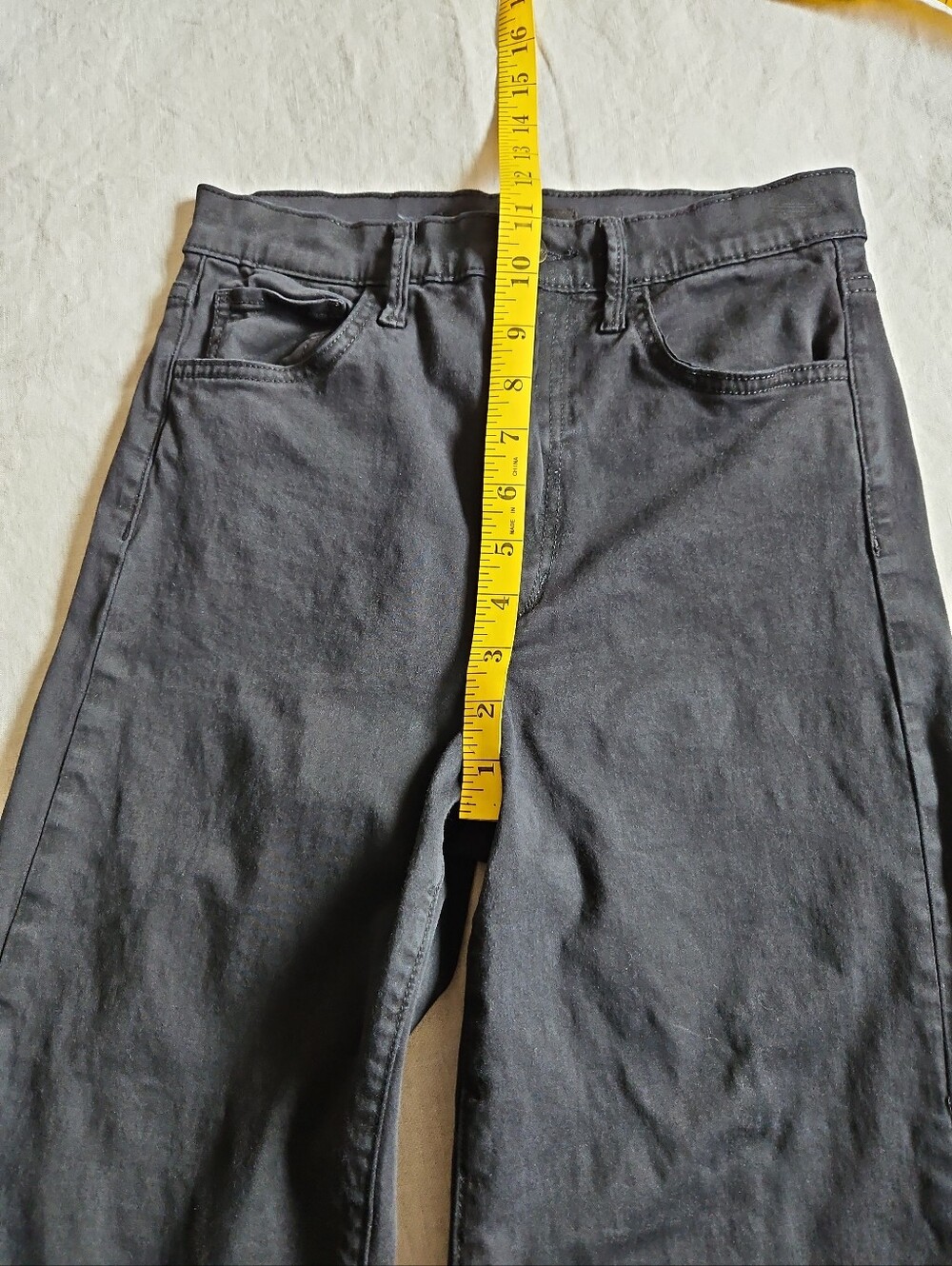 Joe's The Mia High-Rise Faded Black Wide-Leg Jeans Size 26 Long - Picture 4 of 14